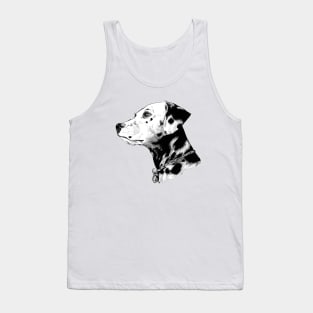 Dalmatian Drawing Tank Top